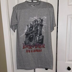 Vintage Disney Tower Of Terror The Twilight Zone T-Shirt Men’s Size small Gray